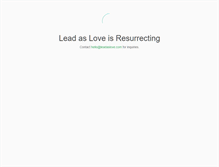 Tablet Screenshot of leadaslove.com